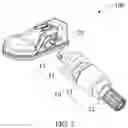 Fig. 03 - Tire pressure sensor with elastic telescopic valve assembly