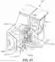 Fig. 46 - Method and system for mounting and dismounting batteries in a vehicle