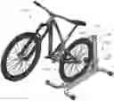 Fig. 01 - Apparatus for retaining a bicycle