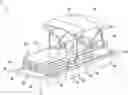 Fig. 01 - Cover for pontoon boat