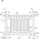 Fig. 01 - SPRING ACTION CLIP FOR BALUSTERS