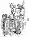 Fig. 02 - ACCESSORY MOUNTING STRUCTURE FOR ENGINE