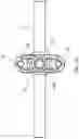 Fig. 41 - Slope adjusting and locking pipe hanger
