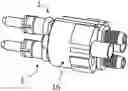 Fig. 01 - Optical connector and contacting element for an optical connector