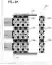 Fig. 17 - Plurality of transistor packages with exposed source and drain contacts mounted on a carrier