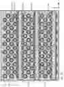 Fig. 22 - Array of pillars located in a uniform pattern