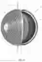Fig. 03 - Brushless motor-generator having a spherical stator and spherical windings with displaced poles