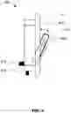 Fig. 14 - Shower wall upright soap case