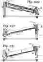 Fig. 201 - Patient positioning support apparatus with virtual pivot-shift pelvic pads, upper body stabilization and fail-safe table attachment mechanism