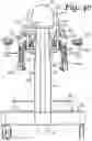 Fig. 43 - Patient positioning support apparatus with virtual pivot-shift pelvic pads, upper body stabilization and fail-safe table attachment mechanism