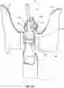 Fig. 10 - Catheter securement device including extended anchor pad and release liner clasping features