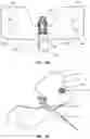 Fig. 13 - Catheter securement device including extended anchor pad and release liner clasping features