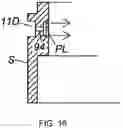 Fig. 17 - Vacuum pump, and stator component, discharge port, and control means used therein