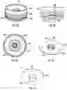 Fig. 35 - Dispensing pump with polymer spring, base venting and flow baffle