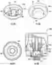 Fig. 40 - Dispensing pump with polymer spring, base venting and flow baffle