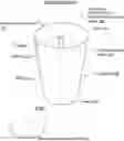 Fig. 01 - Disposable beverage cup with non-removable straw