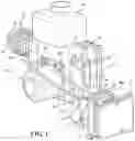 Fig. 02 - Electro-hydraulic brake system including isolation valves