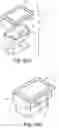Fig. 09 - Structuring for cushioning deadbolt and/or latch at door frame