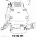 Fig. 16 - Sound reduction device for rocking piston pumps and compressors