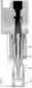 Fig. 33 - Quick connector with semi-integrated cartridge