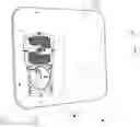 Fig. 01 - Hatch device which allows for a minimal modification in the service hatch cover's structure during installation