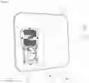 Fig. 02 - Hatch device which allows for a minimal modification in the service hatch cover's structure during installation