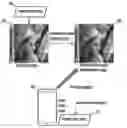 Fig. 01 - Method of embedding watermark data in an image by adjusting a pixel when color channel values are above or below a threshold and based on a pixel of a transformed noise-based image being white or black