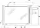 Fig. 01 - Microwave oven having door with transparent panel