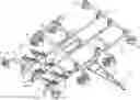 Fig. 01 - Agricultural implement having mid-mounted fertilizer applicators