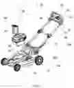Fig. 04 - Self-propelled machine with grip-mounted starting triggers and speed adjustment