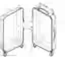 Fig. 01 - Coupling Structure of Retractable Handle-Equipped Luggage