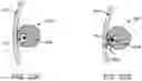 Fig. 18 - Transcatheter prosthetic heart valve delivery system with lateral offset control