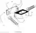 Fig. 11 - Bi-directional fixating/locking transvertebral body screw/intervertebral cage stand-alone constructs having a central screw locking lever, and pliers and devices for spinal fusion