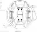 Fig. 33 - Bi-directional fixating/locking transvertebral body screw/intervertebral cage stand-alone constructs having a central screw locking lever, and pliers and devices for spinal fusion