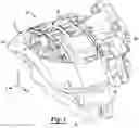Fig. 02 - Brake assembly having a retraction spring and method of assembly