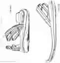 Fig. 16 - Rapid-entry footwear having a compressible lattice structure