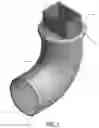 Fig. 02 - Multi-directional gutter downspout system, and methods of making and using same
