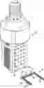 Fig. 01 - Support structure for horizontally extending lamp