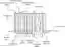 Fig. 01 - Thermopile Assembly Providing a Massive Electrical Series of Thermocouple Elements