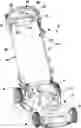 Fig. 01 - Walk power mower with ground speed responsive to force applied to a handle grip by the operator