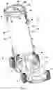 Fig. 02 - Walk power mower with ground speed responsive to force applied to a handle grip by the operator
