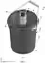 Fig. 02 - Dispensing system for transferring chemical into a strainer basket assembly