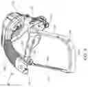 Fig. 09 - Personal protection system including a hood with a transparent face shield and control buttons on the face shield