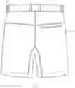 Fig. 04 - Fixed-waist Short with Underwear Attached