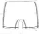 Fig. 11 - Fixed-waist Short with Underwear Attached