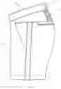 Fig. 16 - Fixed-waist Short with Underwear Attached