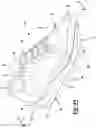 Fig. 41 - Article of footwear incorporating particulate matter