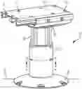 Fig. 01 - Vertically adjustable pedestal for boat accessory