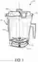 Fig. 02 - Blending container with plate insert and blade assembly