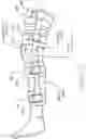 Fig. 18 - Inflatable flexion-correcting knee brace